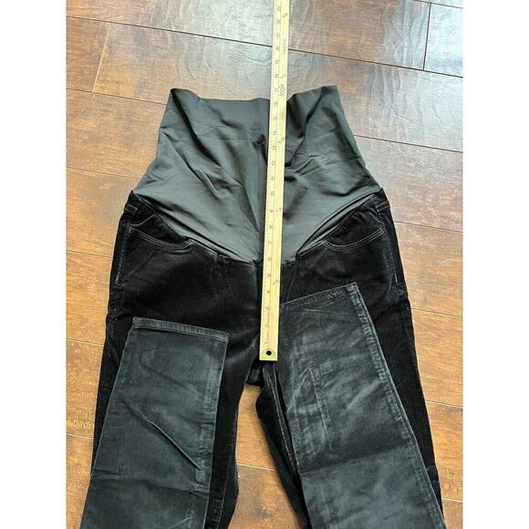 Ann Taylor Loft Maternity Black Full Panel Corduroys Pants NWT Size 10 - Picture 5 of 7
